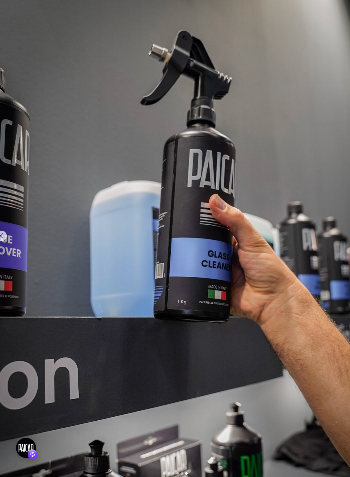 PAICAR GLASS CLEANER - 1 Kg - Fara amoniac